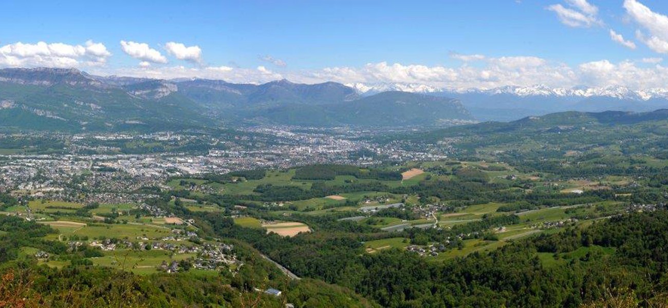 Camping in Savoie - Blick auf Chambéry
